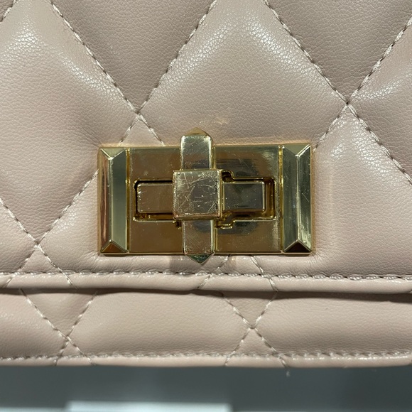 Soft Pink Cross Body Bag Faux Leather H&M - Picture 3 of 10